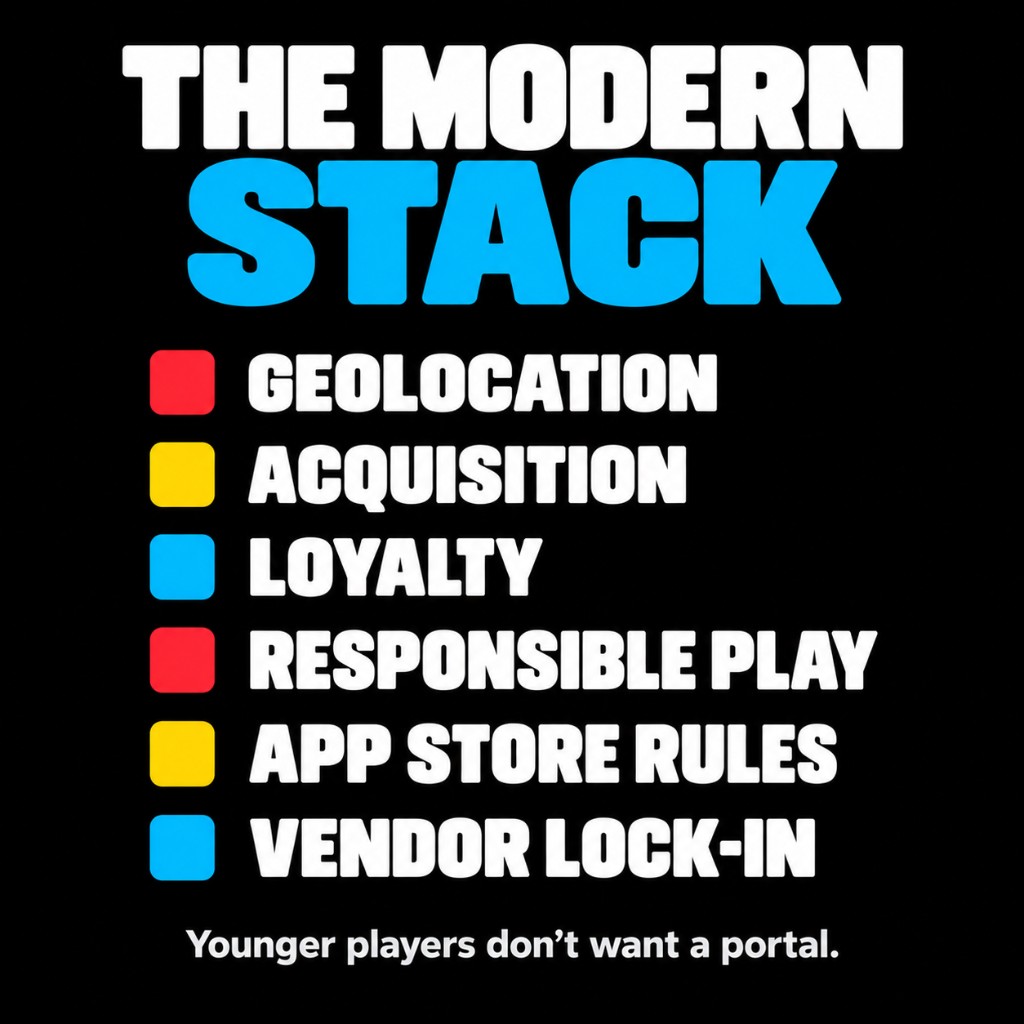LinkedIn graphic listing geolocation acquisition loyalty responsible play App Store rules vendor lock-in
